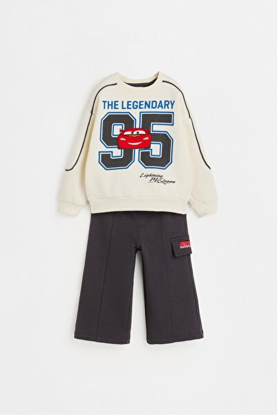 LEFTIES Cars ©Disney sweatshirt ve kargo pantolon takımı