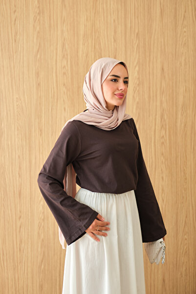 LOCCO Women's Crew Neck Body Brown