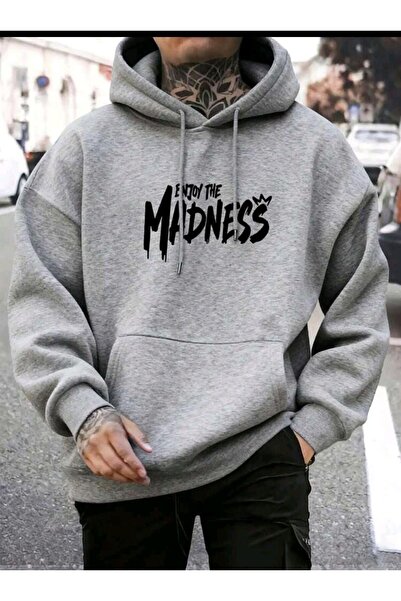 Ryam Mooda 3 Threaded Unisex Oversize Hooded Sweatshirt