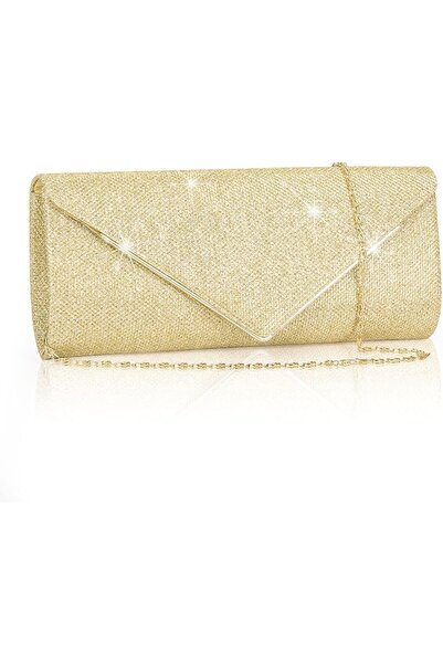 Larcenciel Clutch Purse for Women, Glitter Evening Bag Crossbody Bag with Det...