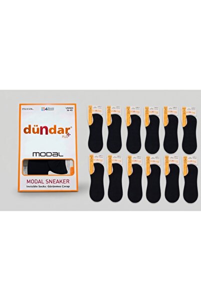 Dündar Çorap Unisex Modal Invisible Sneaker Socks (36-40)