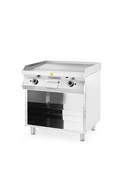 HENDI Plită grătar pe gaz 700, Kitchen Line, 2 zone de încălzire, fiecare cu ...