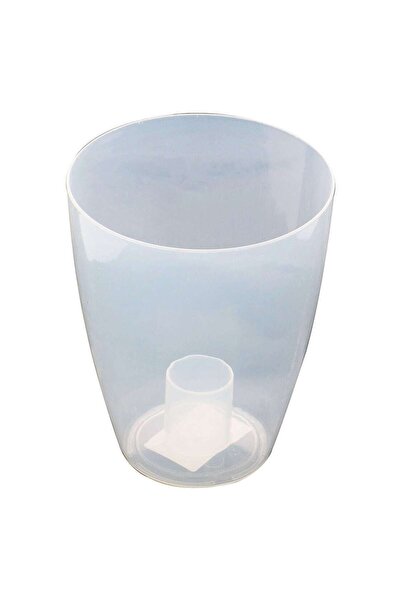 OEM Masca ghiveci orhidee Miltonia, rotunda, plastic, transparent, D 16.3 cm