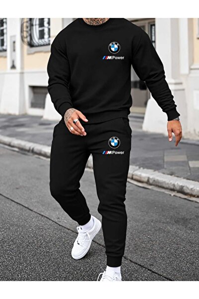 Esofman Takımı Bmw Baskılı Unisex Sweatshirt&Esofman 2'li Kombin