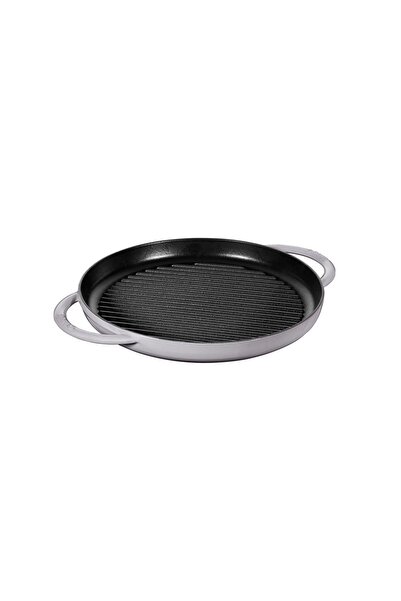 STAUB Grill pan, cast iron, 26 cm, Graphite Grey -