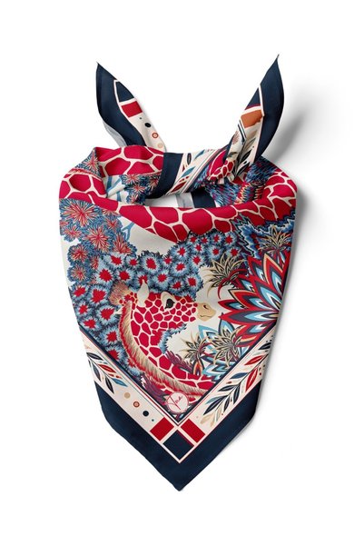 618 CONCEPT 55X55 Safari Garden Scarf