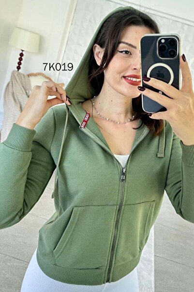 İnce Topuk Hooded 2-Thread Sweatshirt 7K019