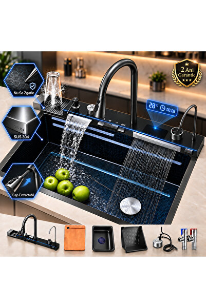 SMART GADGETS C&A 4-σε-1 Πολυλειτουργικός Έξυπνος Νεροχύτης με Ψηφιακή Ένδειξ...
