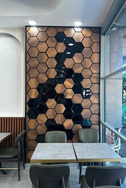 Dekonil Hexagon Akustik Altıgen Duvar Paneli 89*57*1,6 cm Hamilton