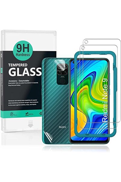 Ibywind واقي شاشة لهاتف Redmi Note 9 مقاس 6.53 بوصة، عبوة من قطعتين من الزجاج...