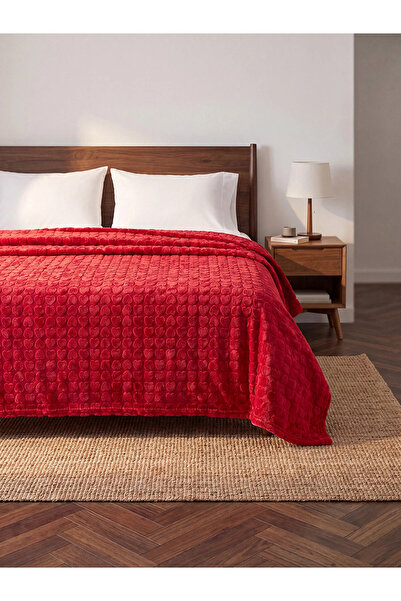 LC Waikiki Lcw Home Red Double Blanket 200X220 cm