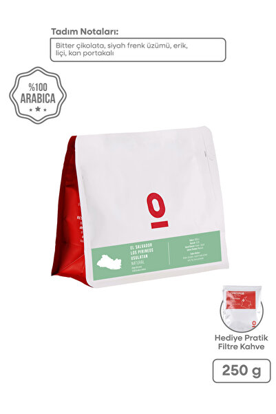 Espressolab El Salvador Los Pirineos Usulutan Natural Pacamara Filtre Kahve Ç...