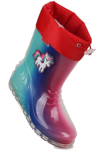 Kiko Kids Rainy Unicorn Su Geçirmez Kız Çocuk Yağmur Çizmesi