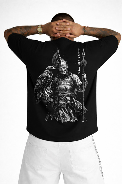 VEK KUMAN KIPÇAK Tricou Semi-oversize Unisex 100% Bumbac Material de Calitate...