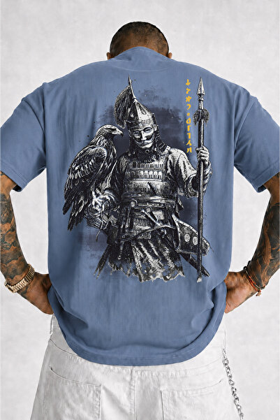 VEK Kuman Kipçak Yari Oversize T-Shirt Unisex 100% Cotton Premium Quality Fabric