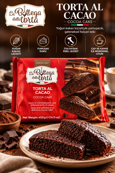 La Bottega del Calzolaio La Bottega della Torta Torta al Cacao Kakaolu İtalya...