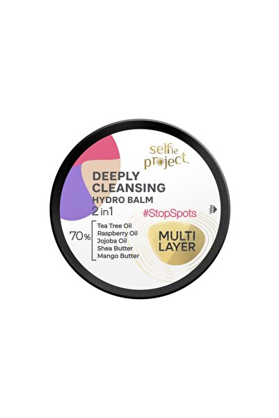 Selfie Project Balsam demachiant 2 în 1 Deeply Cleansing HydroBalm, unt de sh...