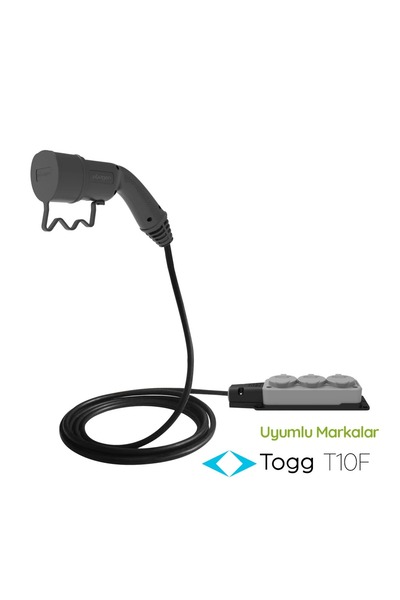 V2L Adaptör 3 Metre 3'lü Uzatma Prizli - Togg T10F Uyumlu Araçtan 220V Priz Çıkışı S/G