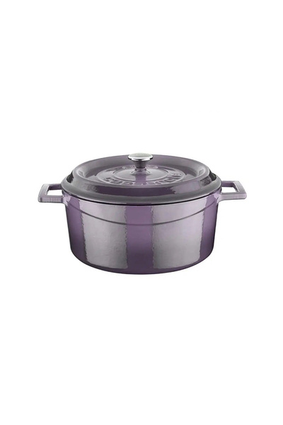 Lava Cast iron casserole dish, 24cm/4.5L, "Trendy", Purple -