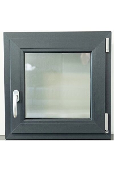 deceuninck Fereastră, PVC, cu 4 compartimente, 560 x 560 mm, oscilobatantă, c...