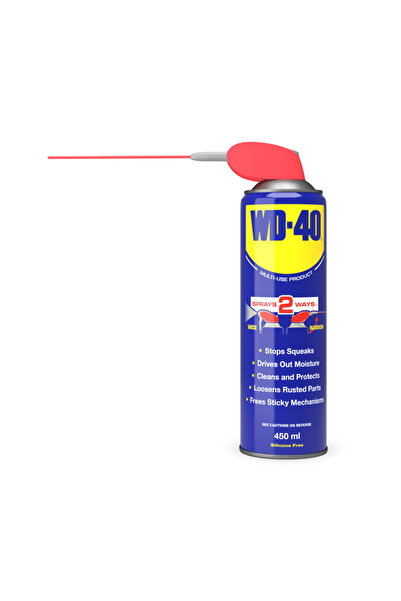 WD-40 Smart Straw multi-purpose lubricant spray, 450 ml, with Double jet appl...