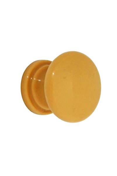 OEM Buton pentru mobila, plastic, bej, M 484.09.12, 32 x 27 mm