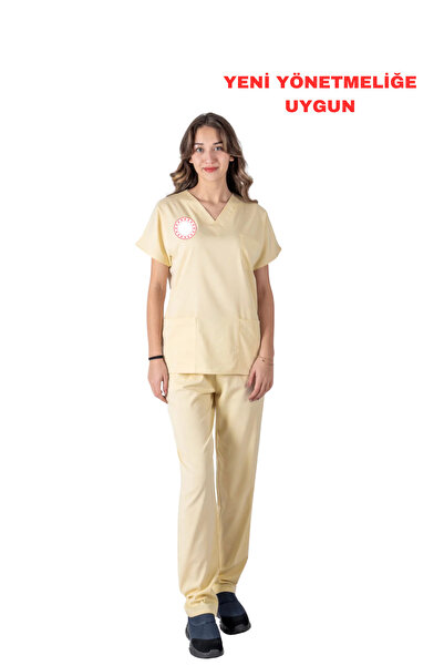 Moth Teknisyen, Tekniker Forması Likralı Scrubs Unisex Takım - Yeni Yönetmeliğe Uygun