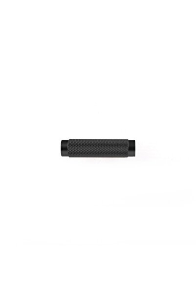 OEM Buton pentru mobila, REI, metalic, aluminiu, negru, 12 x 48 x 31 mm