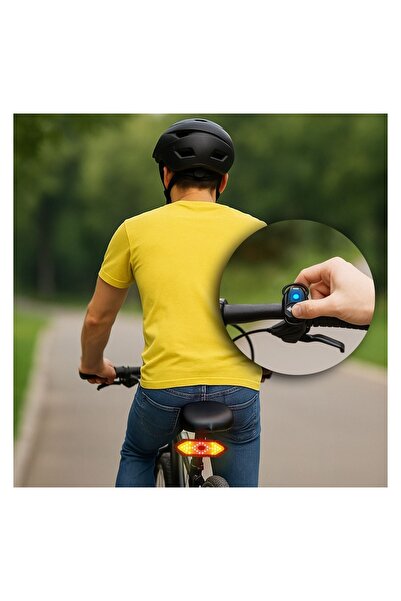OEM Lumină de Siguranță pentru Bicicletă cu Semnalizator, 5 Moduri, Încărcare...