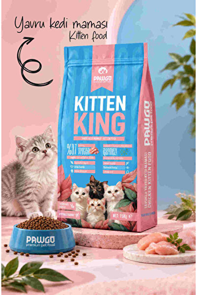 KİTTEN | Hypoallergenic | Tavuk Etli | Süper Premium | Yavru Kedi Maması 15 KG
