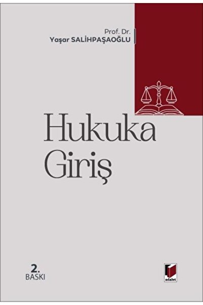 Adalet Yayınevi Hukuka Giriş