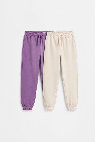 LEFTIES Pack 2 düz renkli sweatshirt kumaşı pantolon