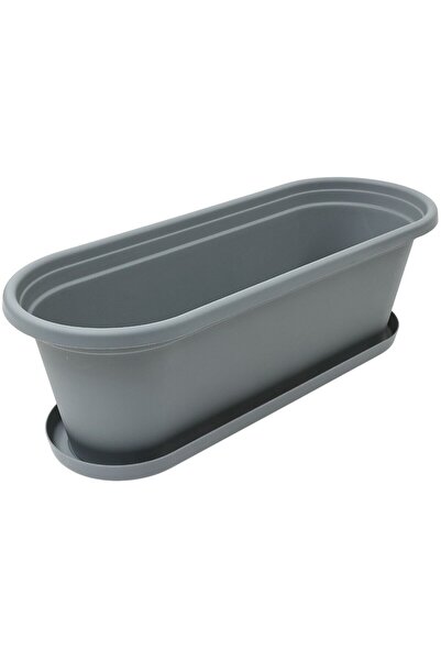 OEM Jardiniera din plastic Sterk Smart Pot, interior / exterior, ovala, antra...