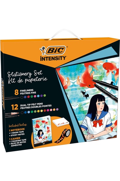 Bic MANGA INTENSITY WFP+CFP DUAL 8+12 piese SET CREATIV
