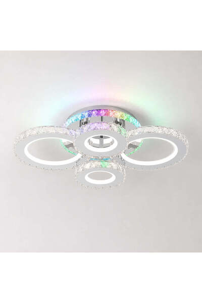 DIGITAL Merchandise Lustra LED cu telecomanda si cristal NOVA ROTONDA RGB 82W...