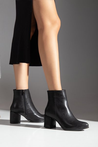 CİRON SHOES Women's Pointed Heeled Boots 1-1-0