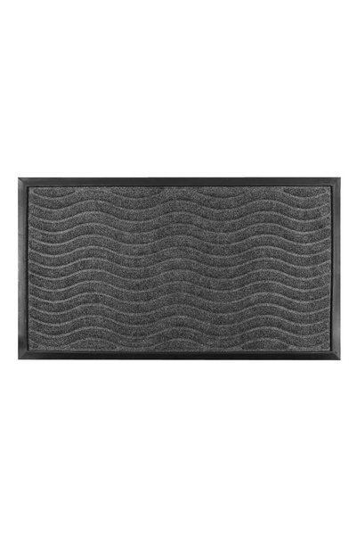 OEM Covor intrare exterior RTMP015, 40 x 70 cm, cauciuc + polipropilenă, gri,...