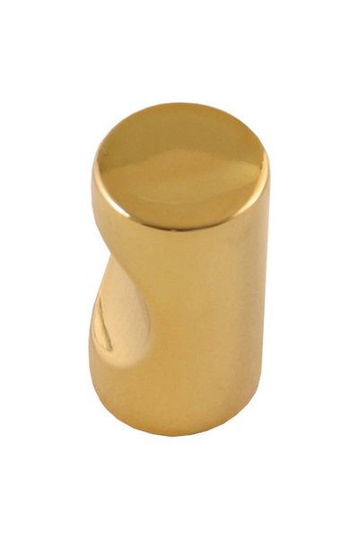 OEM Buton pentru mobila, metalic, auriu, M 480.86.20, 11 x 21 mm