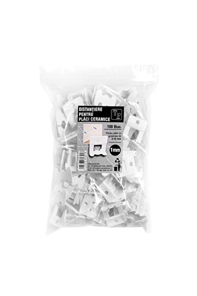 OEM Distantiere pentru placi ceramice TP, rost 1 mm, set 100 bucati