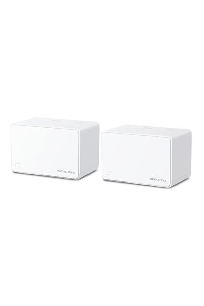 Mercusys Σύστημα Mesh Wi-Fi 6 Halo H80X, 3Gbps Διπλής Ζώνης, 2 τεμάχια, Έκδοσ...