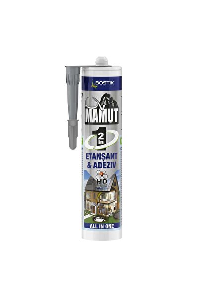 BOSTİK Mamut Seal Universal 2 in 1 universal adhesive and sealant, gray, 290 ml