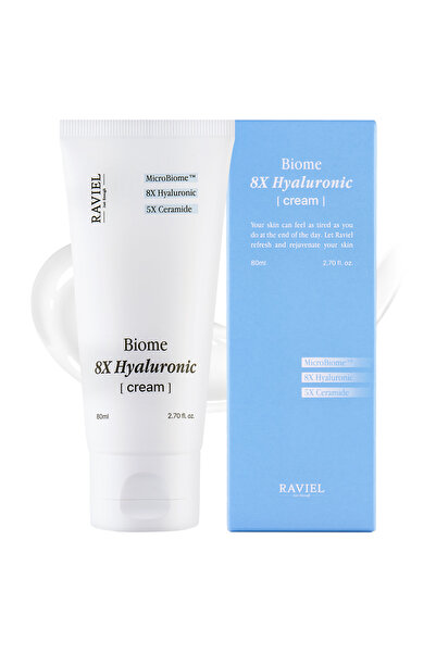 RAVIEL Cremă de față hidratantă Biome 8X Hyaluronic Cream cu acid hialuronic ...