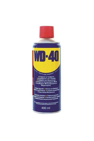 WD-40 multi-purpose lubricant spray, 400 ml, anti-corrosion and unblocking