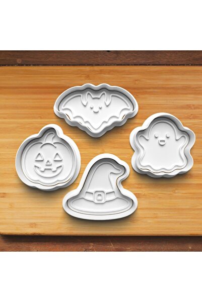 Hobist Halloween 2027 Cute Set Cookie and Candy Dough Mold