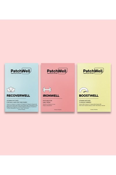 PatchWell Vitamins you can wear Energy Bundle - Boost Vitality with Essential Nutrients