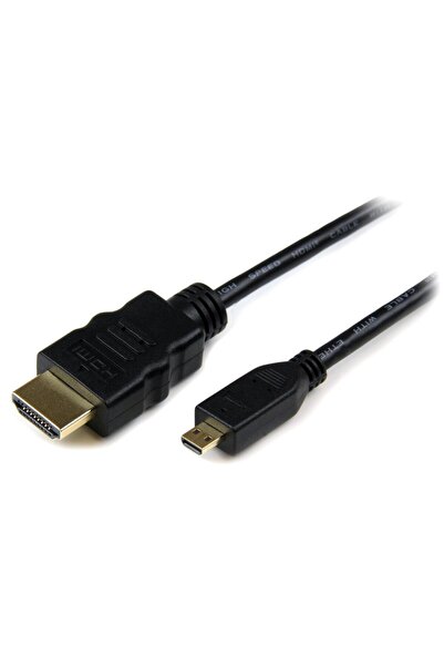 POWERTECH Καλώδιο micro HDMI σε HDMI CAB-H007 με Ethernet, 1,5μ, μαύρο