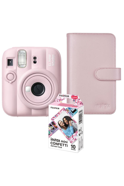 Fujifilm Στιγμιαία Φωτογραφική Μηχανή Instax Mini 13 Ροζ Καραμέλα + Άλμπουμ I...