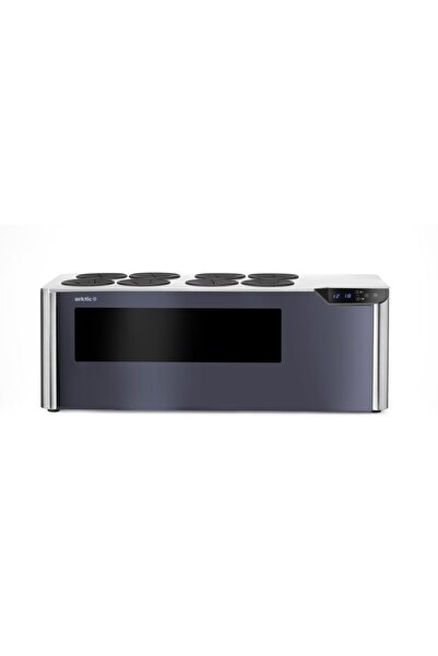 HENDI Racitor de vin pentru blat, 2 zone, Arktic, negru, 220-240V/50W, 800x35...