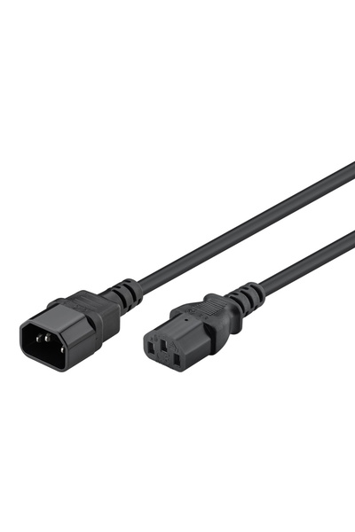 goobay Καλώδιο επέκτασης ρεύματος 68602, 0.75mm², 1.5μ, μαύρο