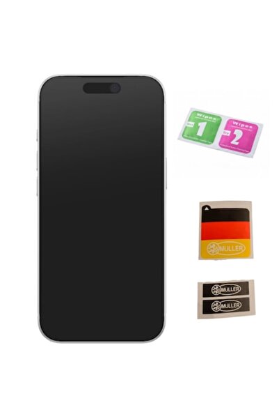 Müller ®   Ματ Μεμβράνη Γυαλιού συμβατή με iPhone 17 Pro Max, Ματ Ιδιωτικότητ...